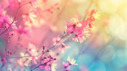 spring soft CMYK design background