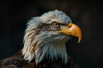 Obraz premium A Majestic bald eagle of American freedom