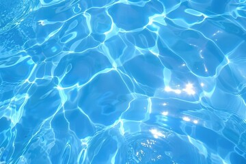 Obraz premium Sparkling Blue Water Surface