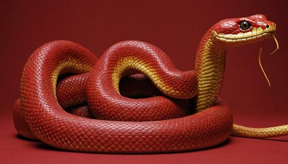 Fototapeta premium red snake