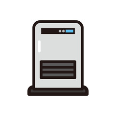 Fototapeta premium ファンヒーターのアイコン