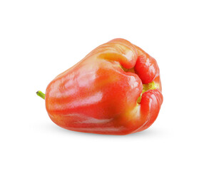 rose apple fruit isolated on white background.