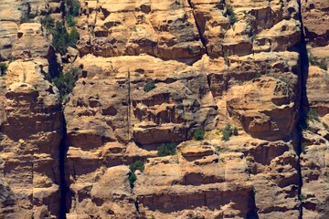 Paisaje rocoso de Petra, Jordania