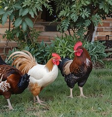 Hens and roosters