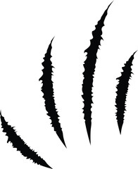 animal Claw scratches mark .