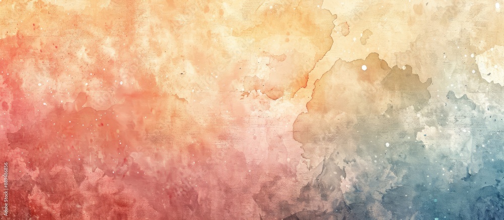 Poster texture of watercolor paper featuring a background with copy space image.