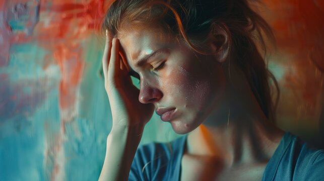 A pain that causes a very severe headache.