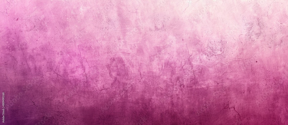 Poster textured background in a gradient rose pink color with copy space image.