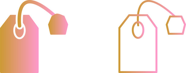 Tea Bag Vector Icon