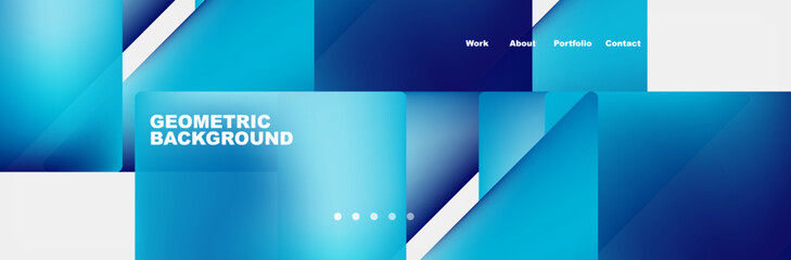 Gradient triangles composition with bright fluid colors. Vector Illustration For Wallpaper, Banner, Background, Card, Book Illustration, landing page