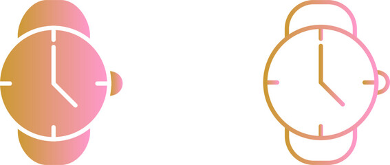 Obraz premium Wrist Watch Vector Icon