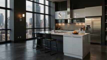Fototapeta premium Contemporary Urban Kitchen