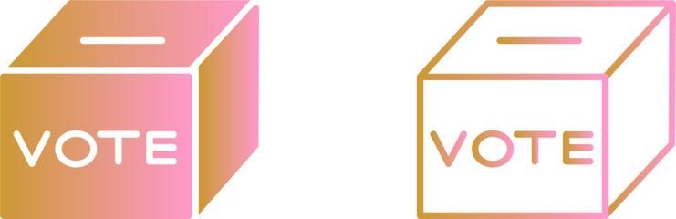 Ballot Box Vector Icon