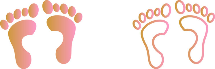 Obraz premium Foot X ray Vector Icon