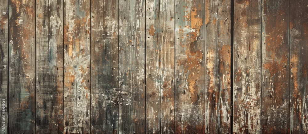 Poster vintage grunge wooden backdrop with empty space for text or images. image with copy space