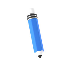 Back to School 3D Icon , Pencil