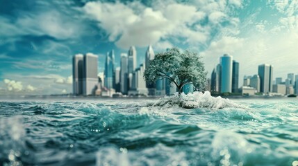 Climate Change and Global warming concept.