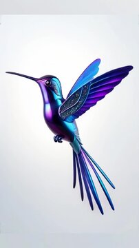 Hummingbird in flight