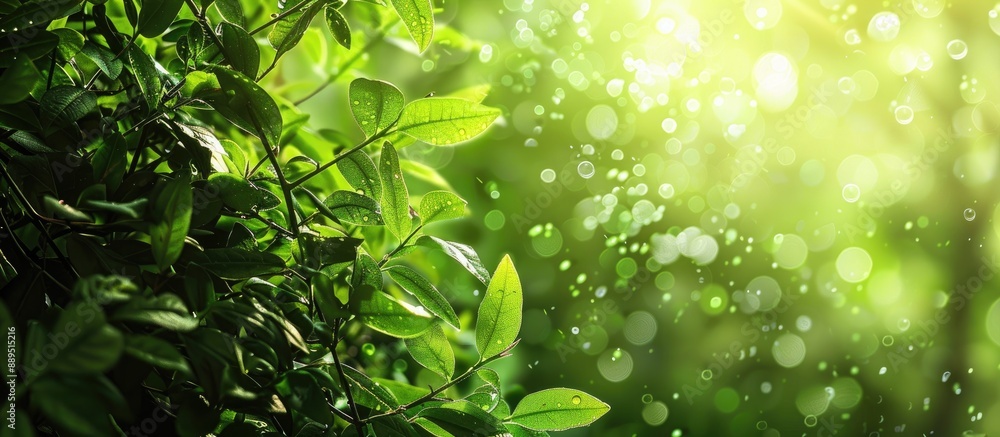 Aufkleber nature-themed abstract and background with copy space image.