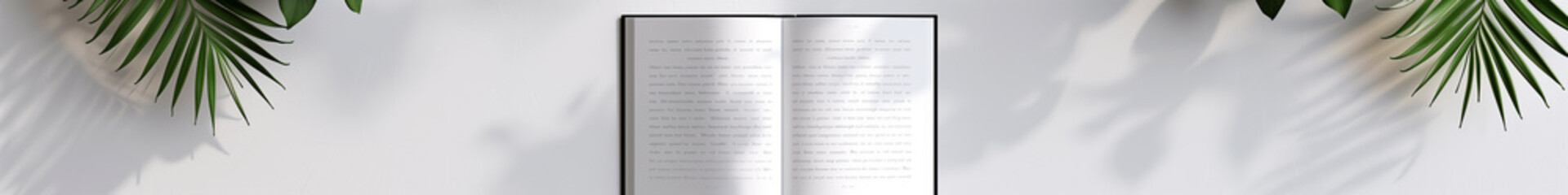 Fototapeta premium An open book rests on a desk beside a stack of books and office supplies