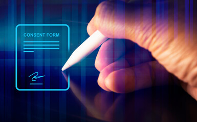 digital agreement , consent form approval , privacy control management