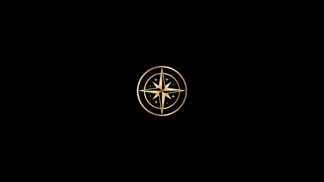 Gold Particle Logo Animation
