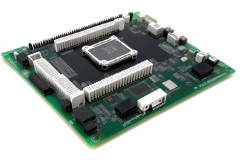 Fototapeta premium VGA, RAM, Mainboard: Core Components of a Computer System