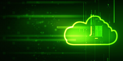 2d illustration abstract cloud background
