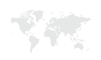 World map Grayscale,isolated on white background for website layouts,background,education, precise,customizable,Travel worldwide,map silhouette backdrop,earth geography, political,reports.
