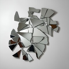 Fragmented Reflections Through Broken Mirrors