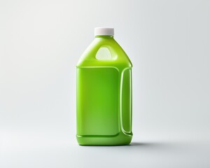 Pristine Cleaning Detergent Bottle on White Background for Household Chores Concept