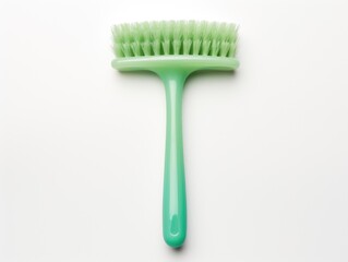 Professional Dishwashing Brush on White Background for Kitchen Hygiene