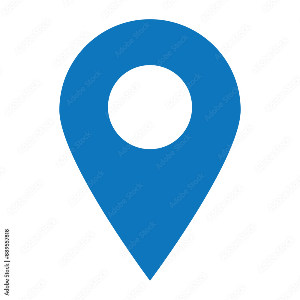 Poster vector map pointer icon