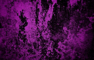 blank dark violet or purple soft grained cement stone tile texture background with dark gradient corner. abstract vignette violet or purple plaster wall background.