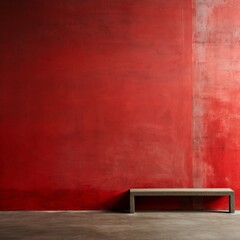 Red concreate and cement wall to present product and background