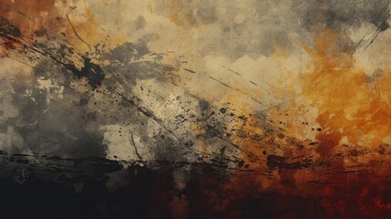 Abstract Watercolor Background with Splashes of Color.