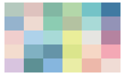 Collection of pastel colors, soft color, color palette