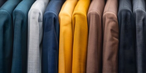 Fototapeta premium Durable Eco Friendly Business Suits with Golden Composition