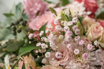 Blumenstraußtraum in rosa