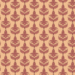 Victorian style seamless vector pattern