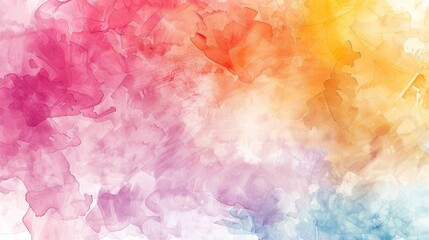 Fototapeta premium A colorful watercolor background with soft, blended hues.