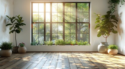 Sunlight Streaming Through a Window