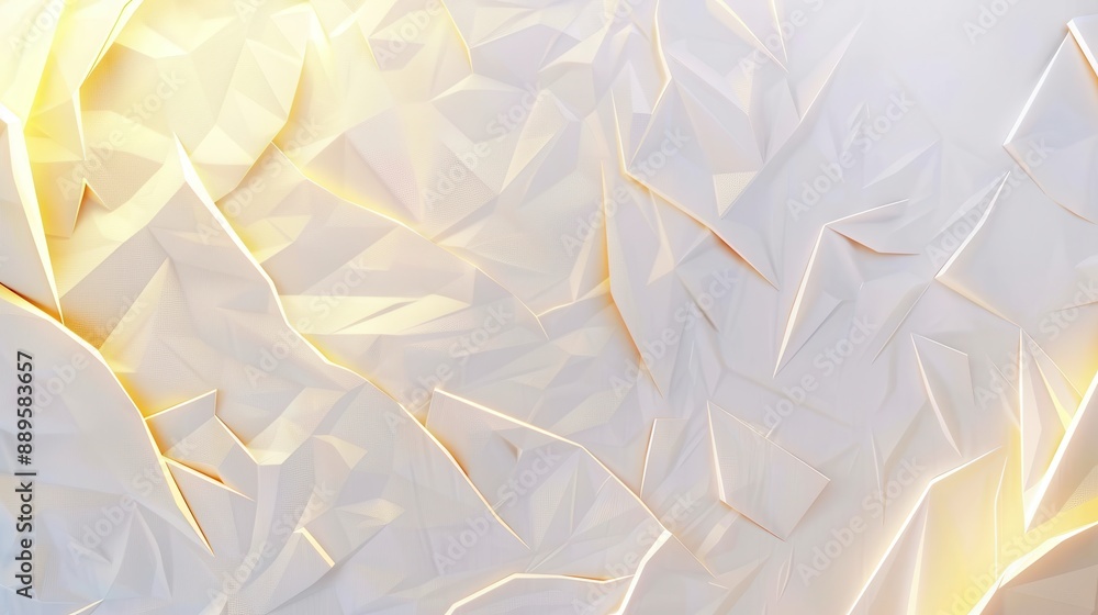 Poster abstract geometric pattern with light and shadows effects