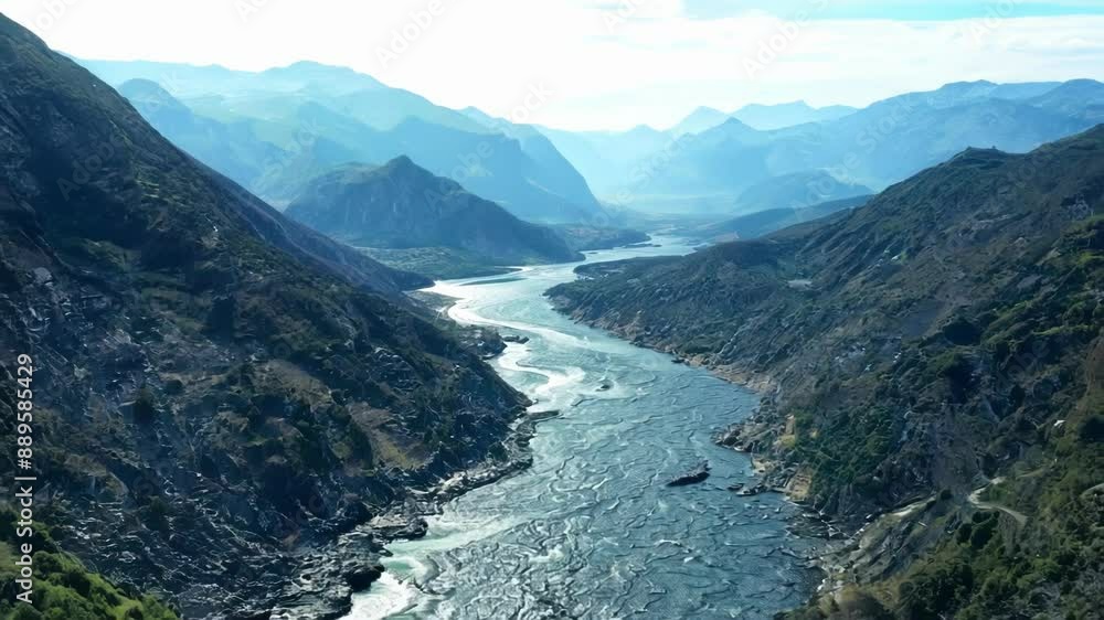 Poster from this vantage point we can see the intricate network of rivers and streams carving their way thr