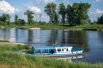 Bootsfahrt auf der Elbe
