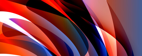 Wave lines and dynamic geometric design. Vector Illustration For Wallpaper, Banner, Background, Card, Book Illustration, landing page