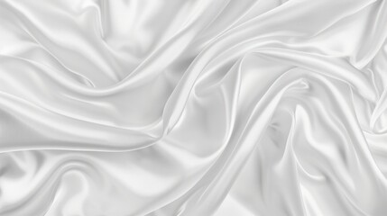 Obraz premium White Satin Fabric Texture Background