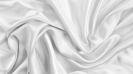 Obraz premium Abstract White Satin Fabric Texture