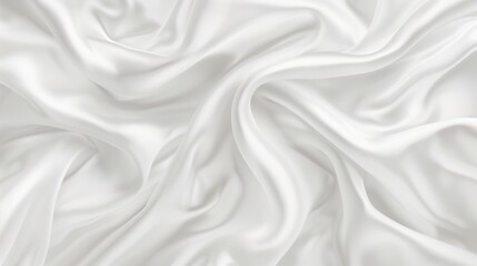 Naklejka premium White Fabric Draped Texture
