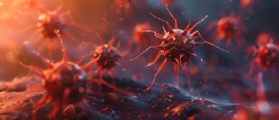 Flavivirus is illustrated in an ultramodern